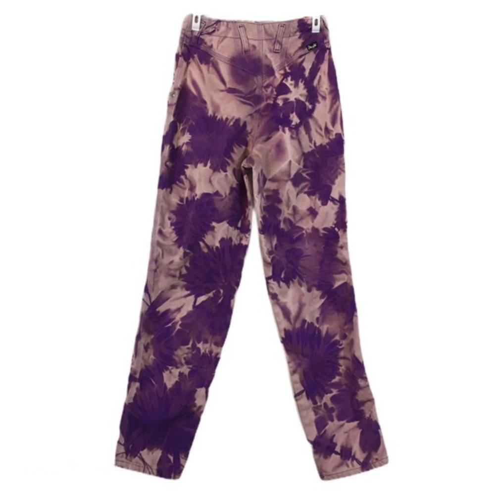 Vintage Wrangler Purple Tie Dye High Rise Jeans - Picture 2 of 8